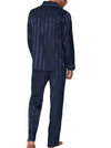 Admas Pigiama in Raso Blu da Uomo 55312 2504S38