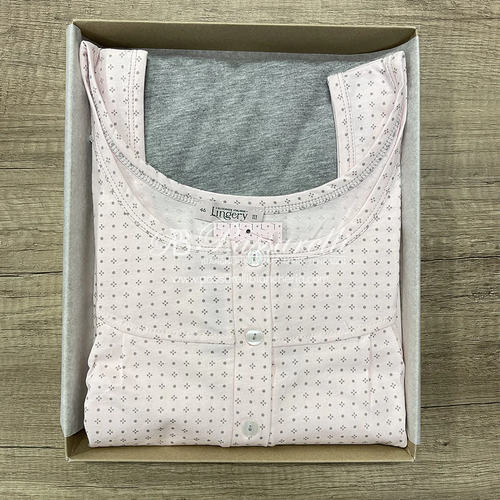 Lingery Pigiama Capri senza Maniche in Cotone Jersey da Donna 732 2504S36