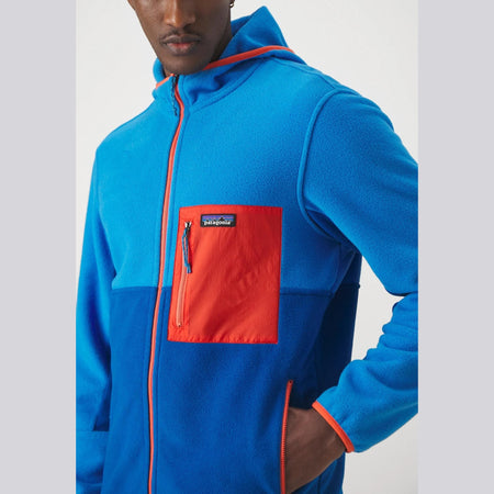 Pile Patagonia Microdini Fleece hoodie endless blue