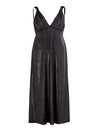 Lardini Abito con Spalline Effetto Lucido in Velvet da donna