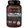 T-rex integratori creatina monoidrato micronizzata - integratore alimentare per massa muscolare e boost energetico pre workout (gusto neutro, 250g)