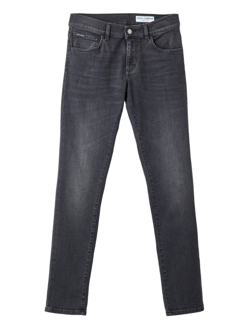 Dolce & Gabbana Jeans Skinny Cinque Tasche in Nero da uomo