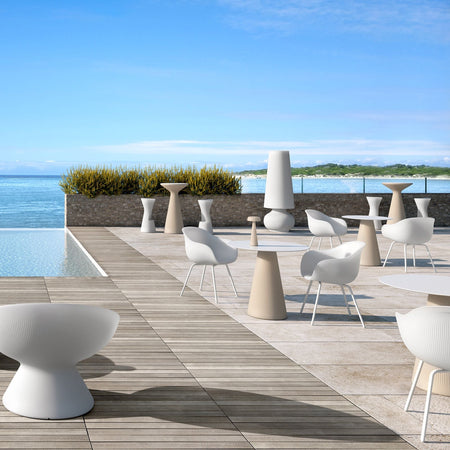 Struttura tavolo dining "Fade" struttura in polietilene per esterno