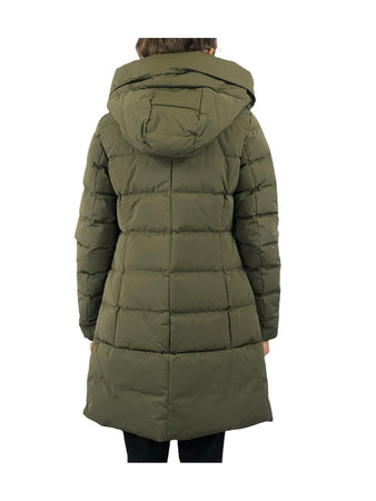 Woolrich giubbini donna woolrich - puffy prescott parka - verde da donna