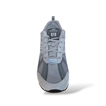 Sneakers uomo New Balance 878 grigie bianche laccio