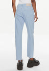 calvin klein jeans MID RISE SLIM ANKLE LIGHT BLUE da donna