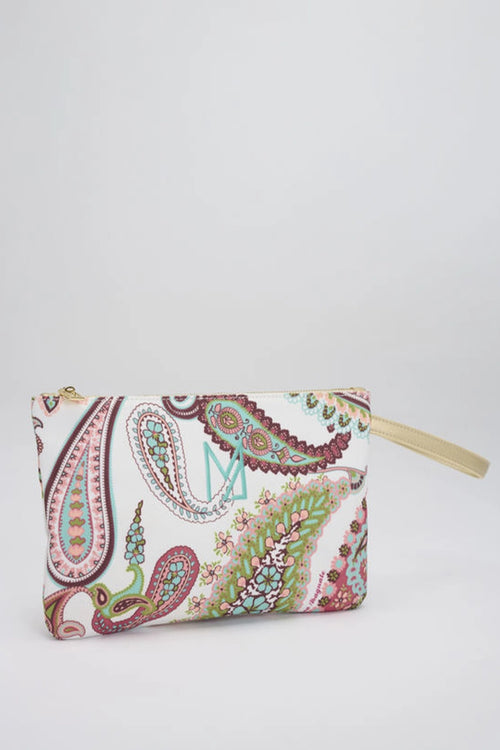 Pochette mare in tessuto fantasia paisley | MARINA ABAGNALE