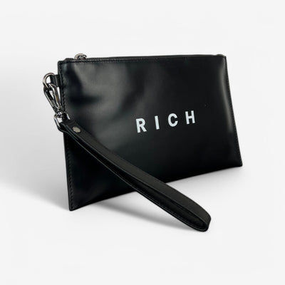 JONH RICHMOND pochette da uomo black art.JR-B183