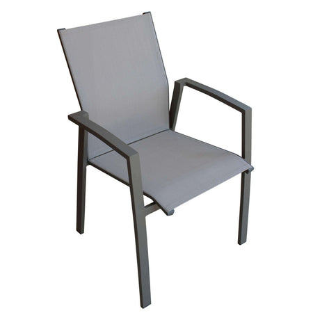 Tavolo allungabile "Bahamas" in alluminio e Gres porcellanato per esterno 175\235x100