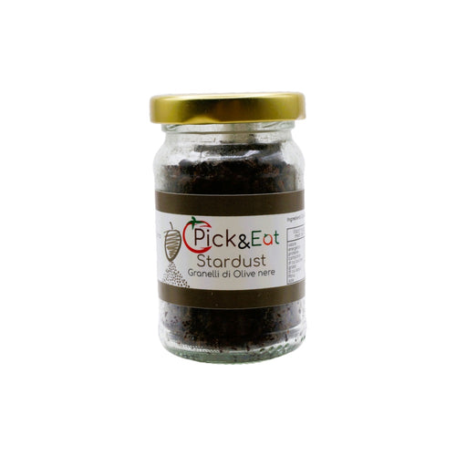 Granelli di Olive Nere Essiccate | Polvere Alimentare Gourmet | 50g