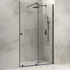 Porta Doccia Scorrevole 8mm Anticalcare H200 Profili Neri