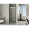 Porta Doccia Trasparente Ad Apertura Rototraslante H190cm Anticalcare