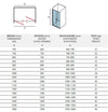 Porta Doccia Saloon H200 6mm Trasparente