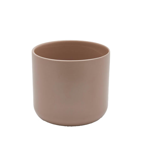 Porta vaso in ceramica "Classic" piccolo da esterno ed interno moderno