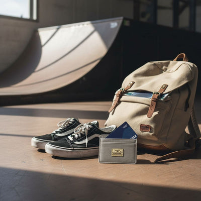 Portafoglio Ghettoblaster Card Holder Canvas grey