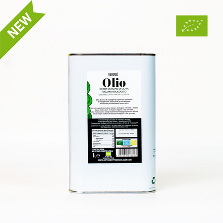 Olio Extra Vergine italiano Biologico Verdolì - 1 litro