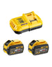 Power Set DeWALT FlexVolt DCB118X2 (2 x 54V/18V 9,0 Ah + DCB118)