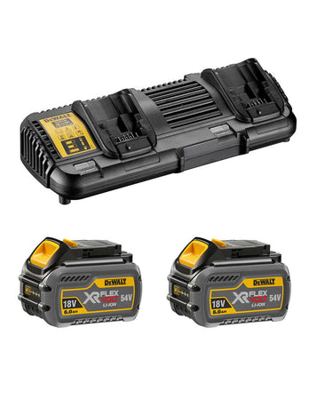 Power Set DeWALT FlexVolt DCB132T2 (2 x 54V/18V 6,0 Ah + DCB132)
