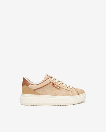 NeroGiardini Donna Sneakers in Tessuto e Pelle