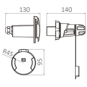 Presa Banchina Elettrica 16 A 250 V Cruiser