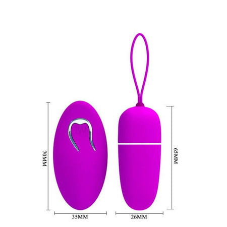 Pretty Love Bradley ovetto ovulo vibrante vibratore wireless vaginale in silicone