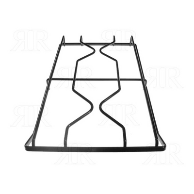 Ariston griglia per piano cottura 2 fuochi nera lucida 40,9 X 25,8 cm - C00032561