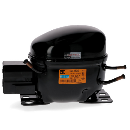 Compressore frigorifero Zel GML160G GAS R134 LPB cc 5,70 hp 1/6