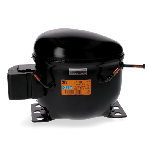 Compressore Frigorifero Zel GL12TB gas R134 HMPB 12,1 cc HP 3/8