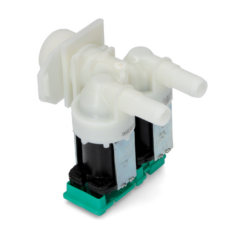 Elettrovalvola lavatrice Bosch Siemens 2 vie 180° con scheda elettronica codice ricambio 00428210 00174261