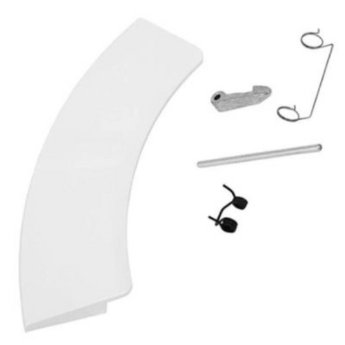 Kit maniglia porta oblò lavatrice Aeg Electrolux Bianca Codice Ricambio 4055128930 4055186680 Compatibile