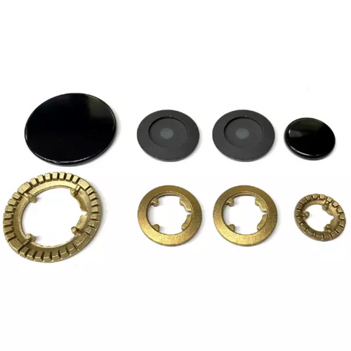 IGNIS PHILIPS AEG FITTING ANELLI + PIATTELLI SPARTIFIAMMA CUCINA 4 FUOCHI