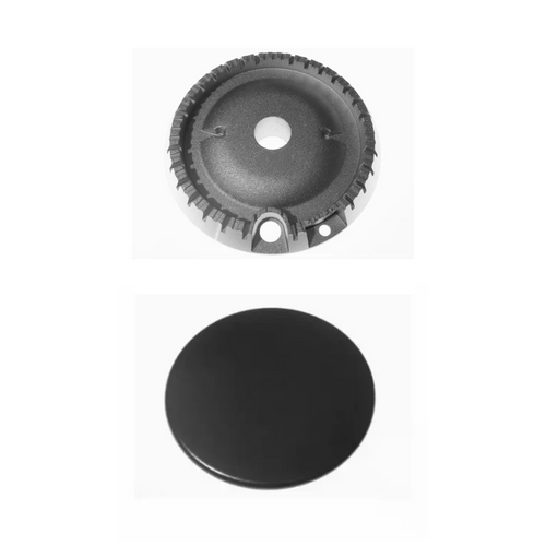 Spartifiamma + bruciatore grande per piano cottura Whirlpool Ignis Urania