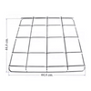 Griglia Star in acciaio 4 fuochi cucina gas piano cottura 44,4 X 44,4 cm
