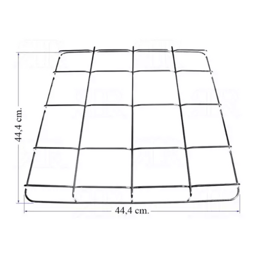 Griglia Star in acciaio 4 fuochi cucina gas piano cottura 44,4 X 44,4 cm