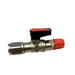 Rubinetto per bombola R32-R290 uscita 1/4