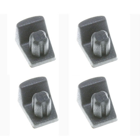 Kit 4 gommini griglia Whirlpool C00387684 originali