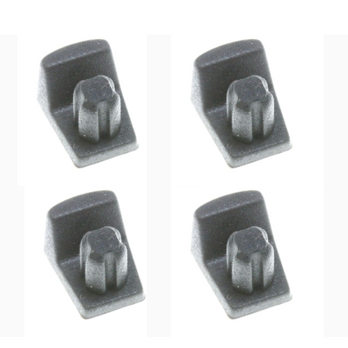 Kit 4 gommini griglia Whirlpool C00387684 originali