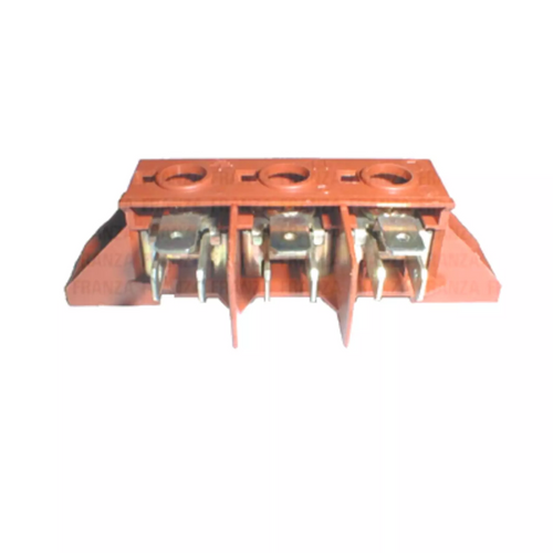 Morsettiera per collegamenti elettrici forno 3 faston per alte temperature