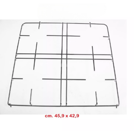 Griglia cucina Ignis Philips in acciaio 4 fuochi 45,9 x 42,9 cm