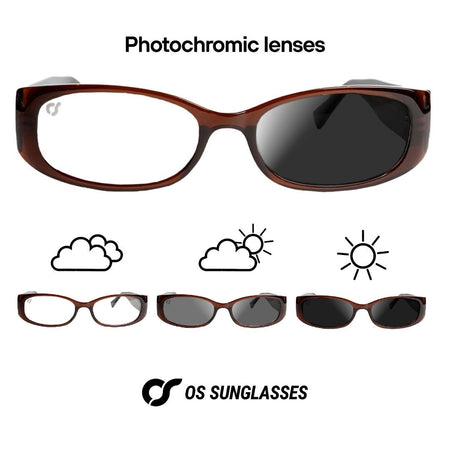 Occhiale os sunglasse Victoria Photochromic Brown
