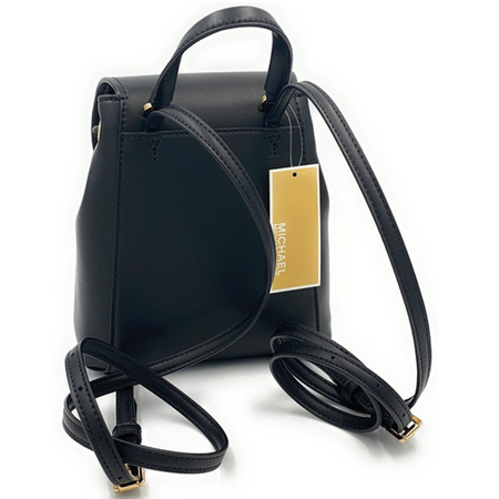 Michael Kors Backpack Bag Phoebe Xs Flap Drawstring Black 35F2G8PB00X