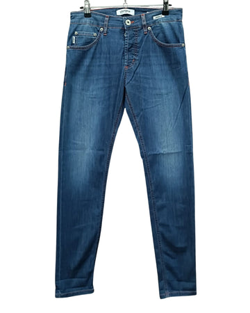 Uniform Jeans uomo Barney Comfort Blue Denim 8 oz – Regular Slim Fit Stretch