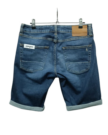 Uniform Bermuda uomo Sunny Comfort Blue Denim 11 oz – Regular Fit Stretch