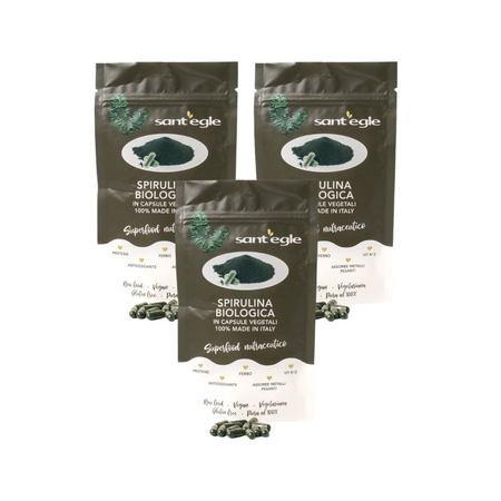 Spirulina biologica, 300 capsule