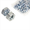 Bulloni e dadi zincati per scaffali in metallo 8 x 16 mm 200 pezzi