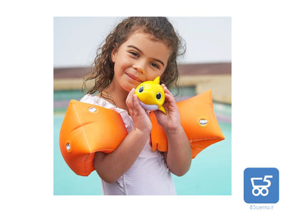 Promo 10 Pezzi Mixed 5 Gialli e 5 Blu Pinkfong Baby Shark Giocattolo da Bagno Canta e Nuota a Batteria per Bambini +18 Mesi - Rivenditore