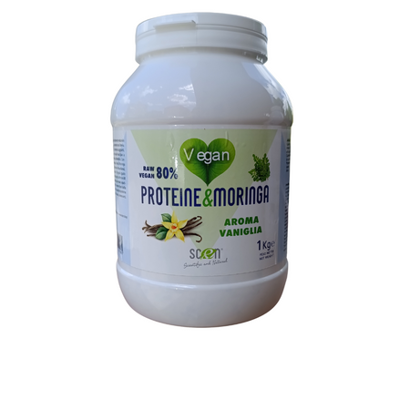 Proteine&Moringa - Raw Vegan 80% - Vaniglia