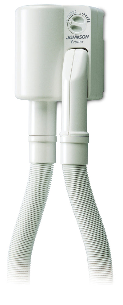 Asciugacapelli da Muro Potente 800W Professionale Versatile Hotel Albergo Filo