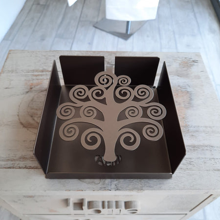 Porta Tovaglioli Arti & Mestieri Albero della vita Ferro