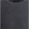 Pullover Uomo Grigio Melange Jack Jones, Girocollo Aderente